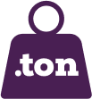 hero.A purple icon with the word ton on it